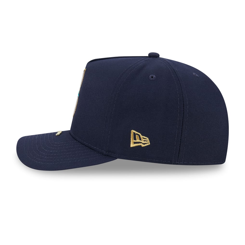 Seattle Mariners New Era Visor Pin 9FIFTY A-Frame Snapback Hat - Navy