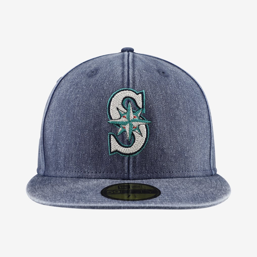  Seattle Mariners New Era Washed 59FIFTY Fitted Hat - Navy