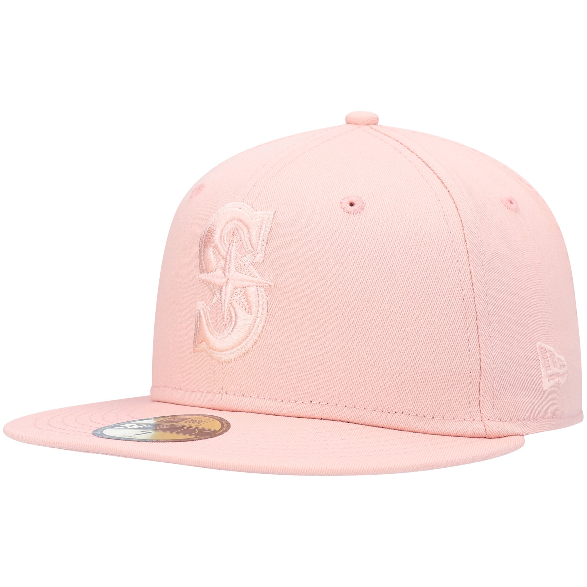 New Era 59FIFTY Seattle Mariners Cap ピンク Men's Seattle Mariners New Era Pink Blush Sky Tonal 59FIFTY Fitted Hat