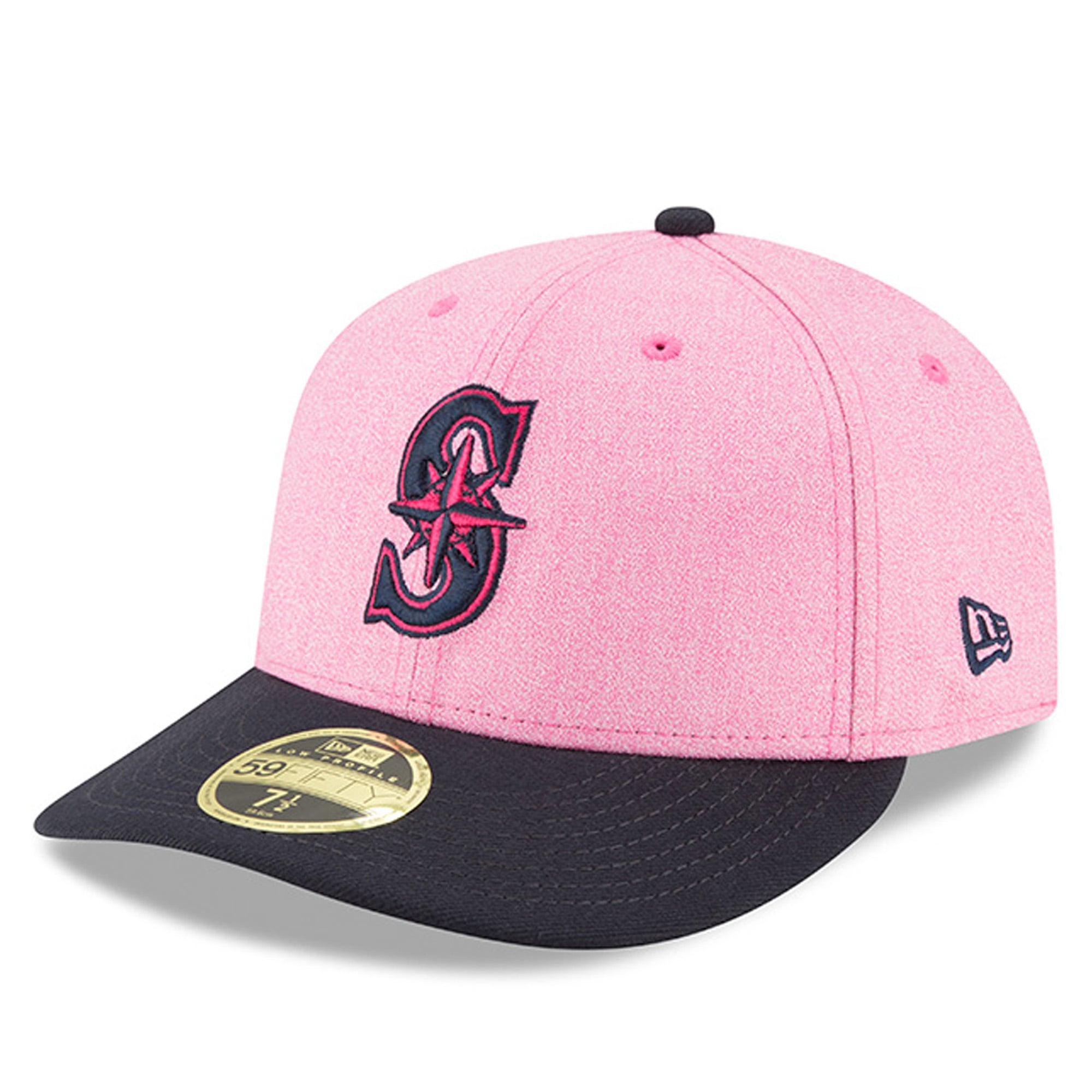 Men's New Era Pink/Navy Seattle Mariners 2018 Mother's Day On