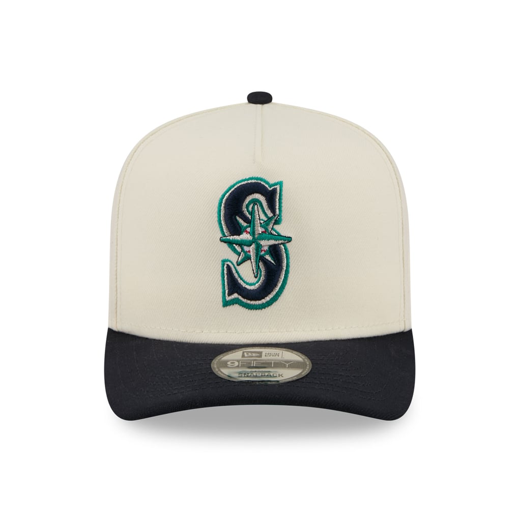  Seattle Mariners New Era Rear Hit A-Frame 9FIFTY Snapback Hat - White
