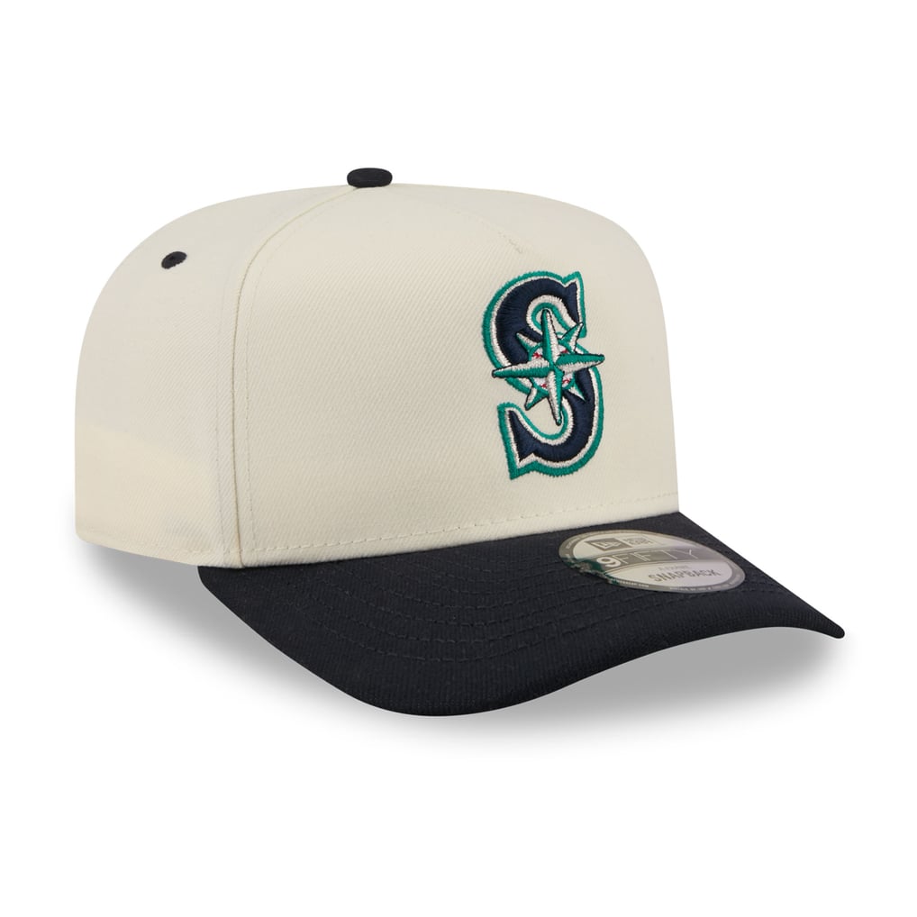  Seattle Mariners New Era Rear Hit A-Frame 9FIFTY Snapback Hat - White
