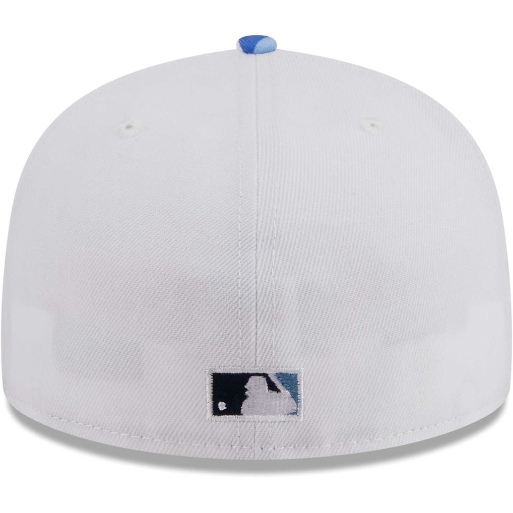 Seattle Mariners New Era Flamingo 59FIFTY Fitted Hat - White/Blue