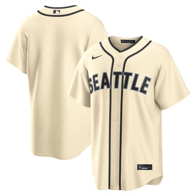  Seattle Mariners Nike Alternate Replica Jersey - Cream