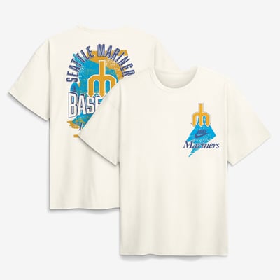 Seattle Mariners Nike Max90 Arch Heavyweight T-Shirt - Cream