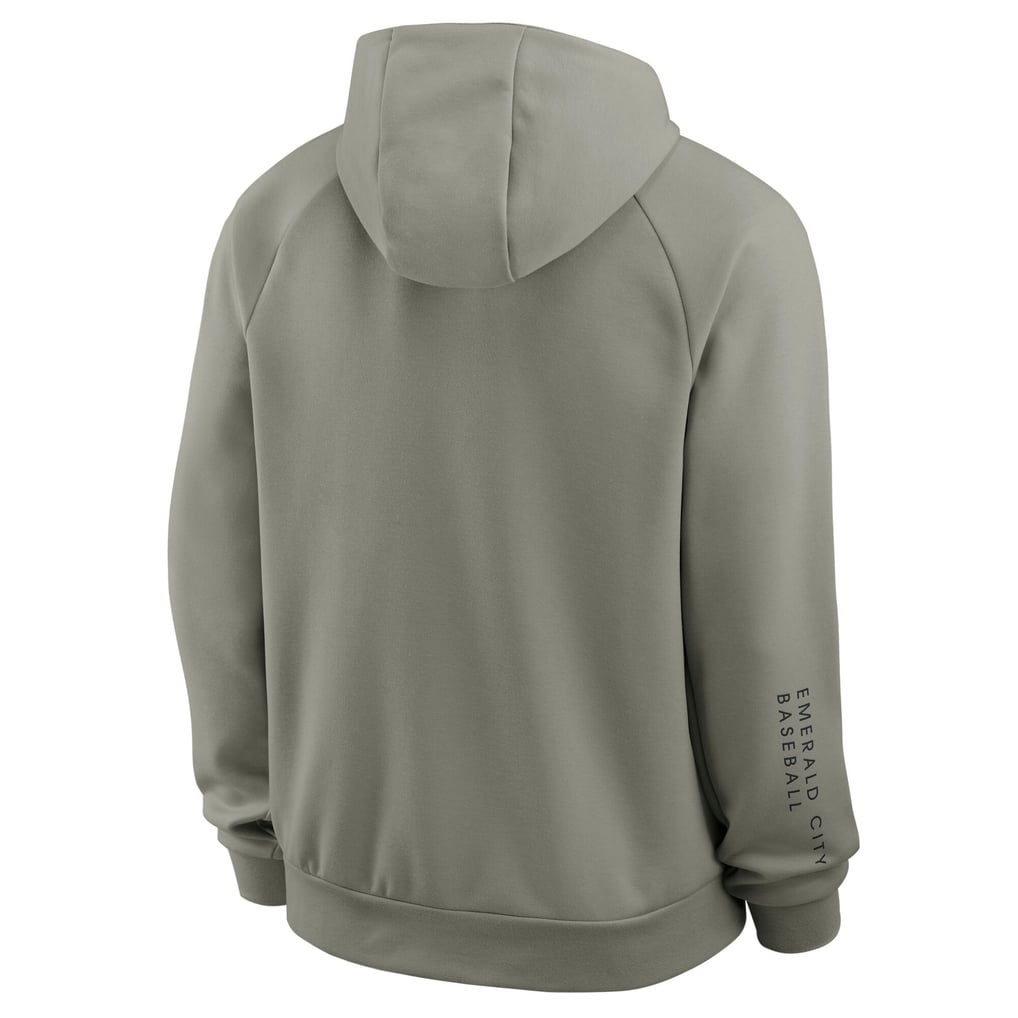 Seattle Mariners Nike Statement Primary Raglan Dri-FIT Hoodie - Gray