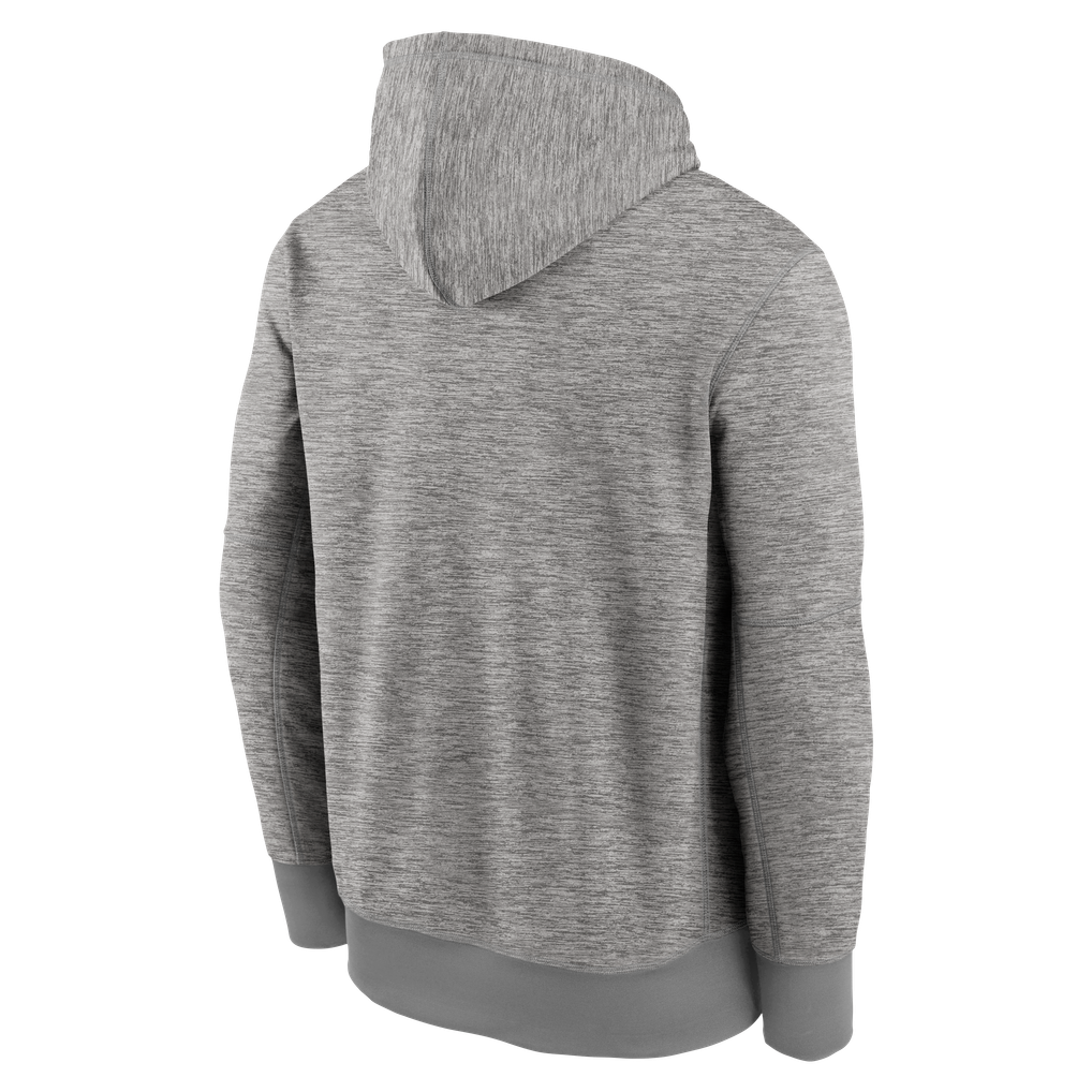 Seattle Mariners Nike Primary Logo Therma Hoodie - Heather Gray