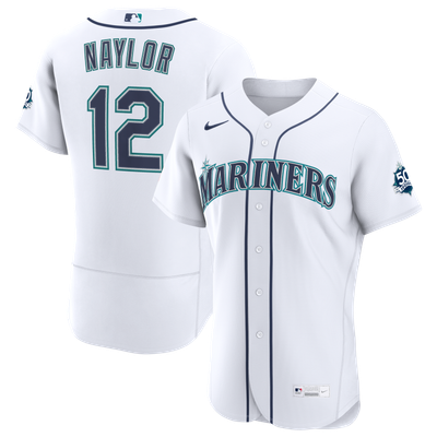 Josh Naylor Seattle Mariners Nike Home 50th Season Authentic Jersey - White
