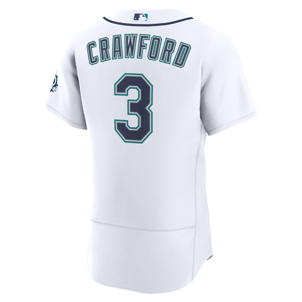 J.P. Crawford Seattle Mariners Nike Home 50th Season Authentic Jersey - White