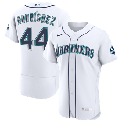 Julio Rodriguez Seattle Mariners Nike Home 50th Season Authentic Jersey - White