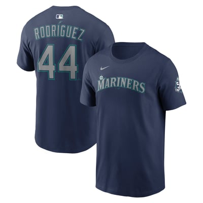 Julio Rodríguez Seattle Mariners Nike Home Name & Number T-Shirt - Navy