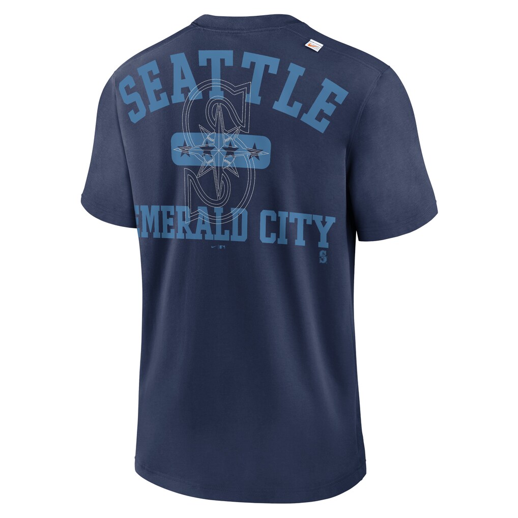 Seattle Mariners Nike Statement Game Over T-Shirt - Navy