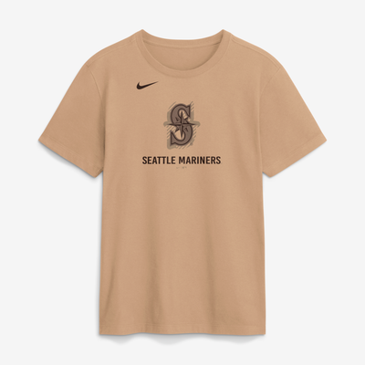 Seattle Mariners Nike Fashion Cotton T-Shirt - Tan
