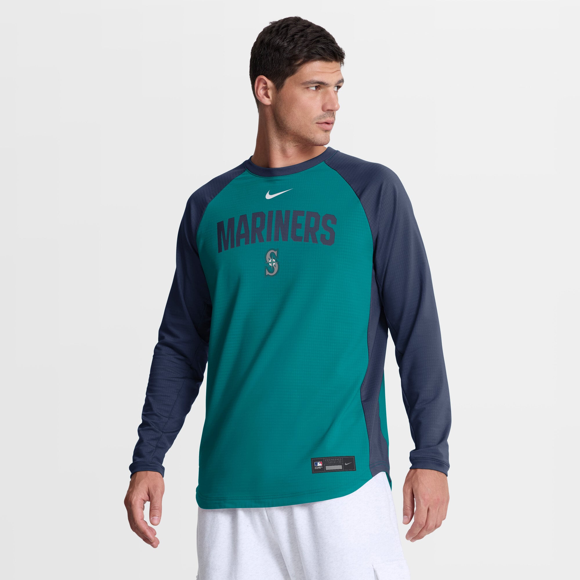 Seattle Mariners Nike Authentic Collection Raglan Dri-FIT 