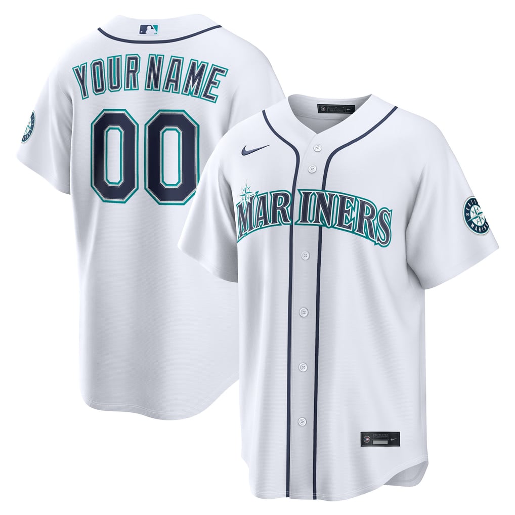  Seattle Mariners Nike Home Stadium Custom Jersey - White