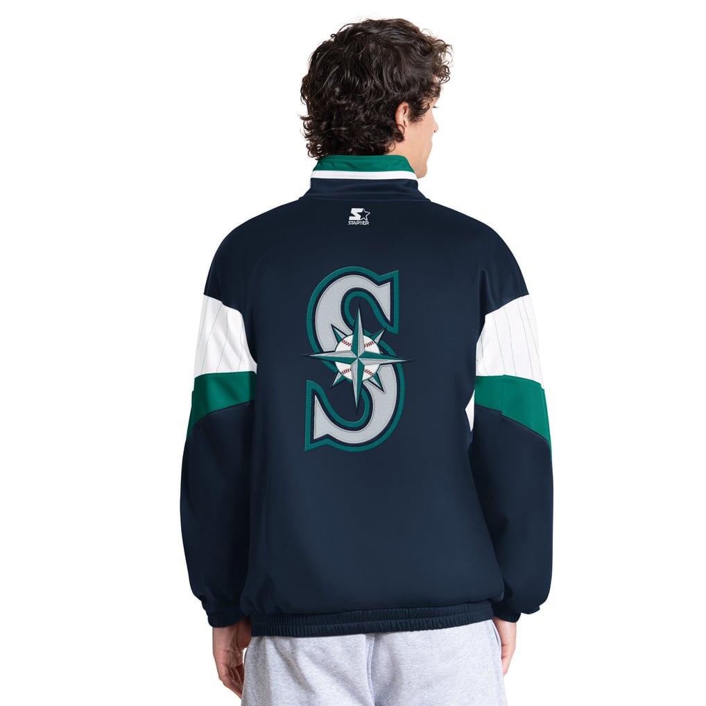 Seattle Mariners Starter Legacy Full-Zip Track Jacket - Navy