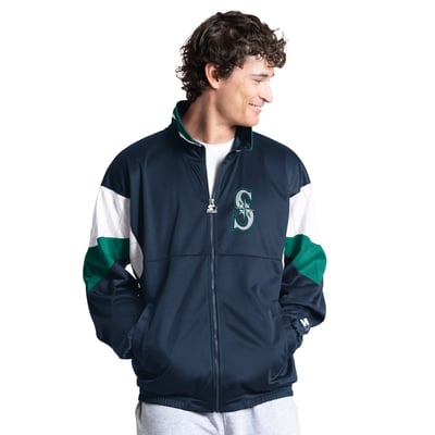 Seattle Mariners Starter Legacy Full-Zip Track Jacket - Navy