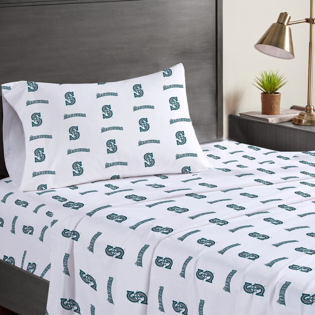 Seattle Mariners Pegasus Three-Piece Twin Sheet Set
