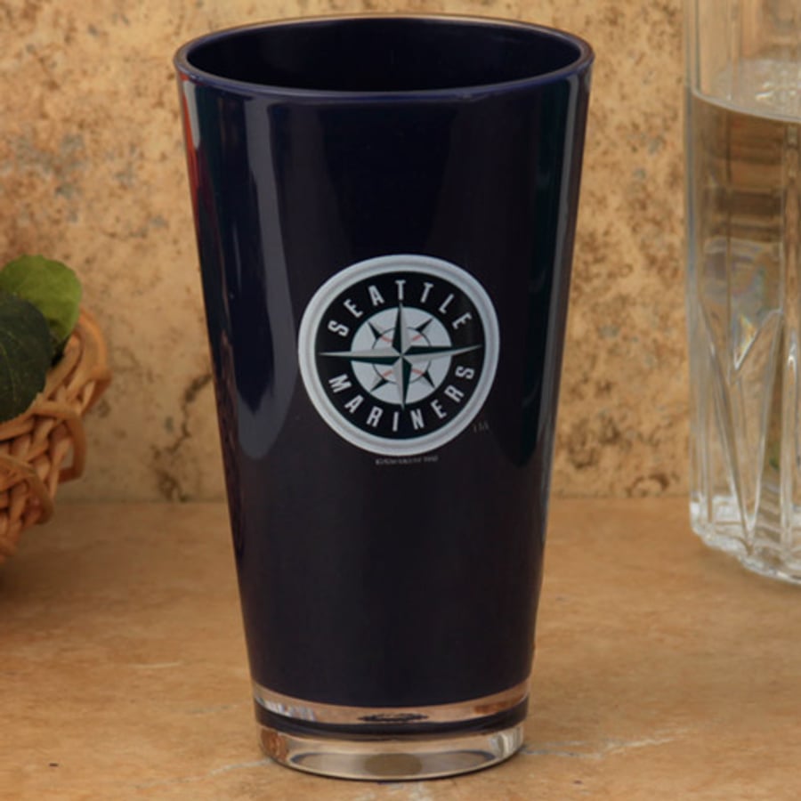 Mariners Cups Seattle Mariners 16 oz. Team Color Plastic Pint Cup