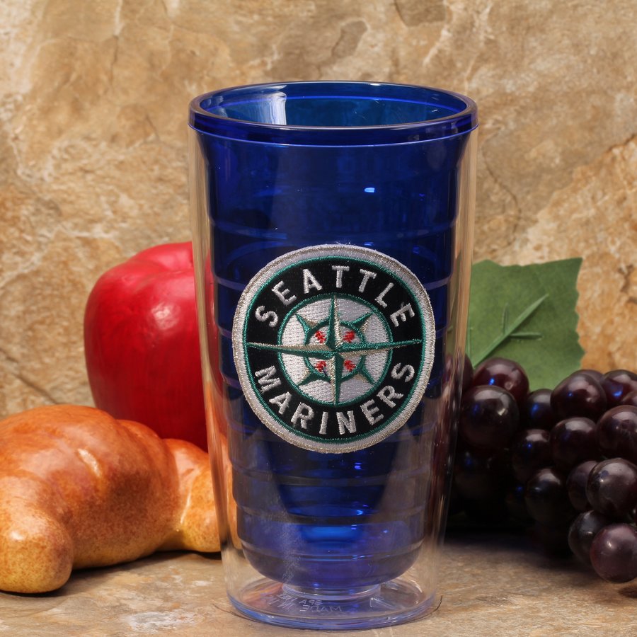 Mariners Cups Seattle Mariners 16oz. Tritan Slim Cup with Color Insert