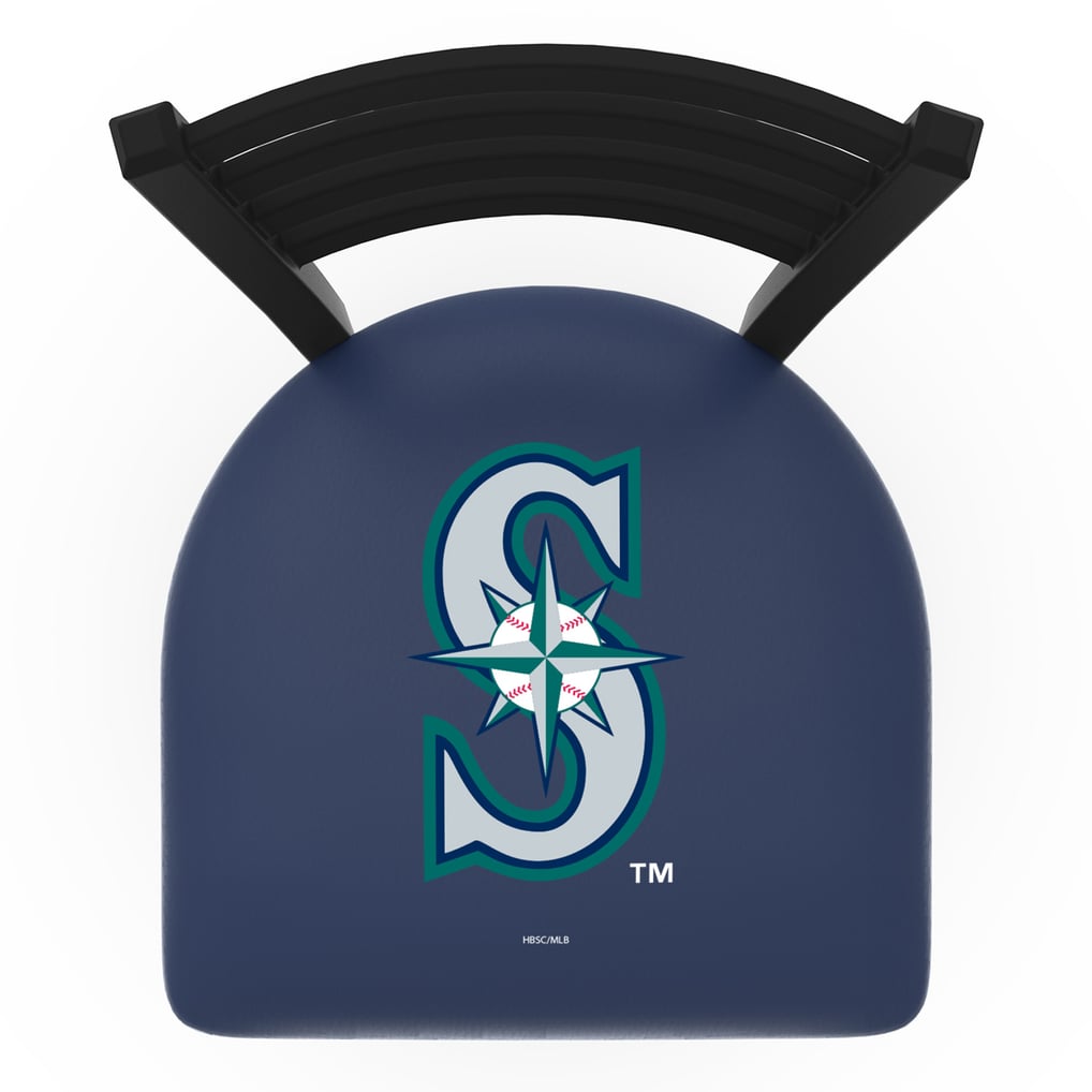 Seattle Mariners 18" Chair with Black Wrinkle Finish