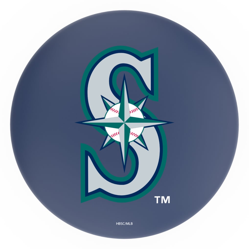 Seattle Mariners 30" Double Ring Chrome Swivel Counter Stool