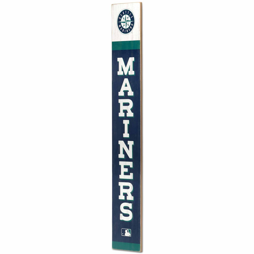 Seattle Mariners 6.75'' x 40.5'' Vertical Wood Sign