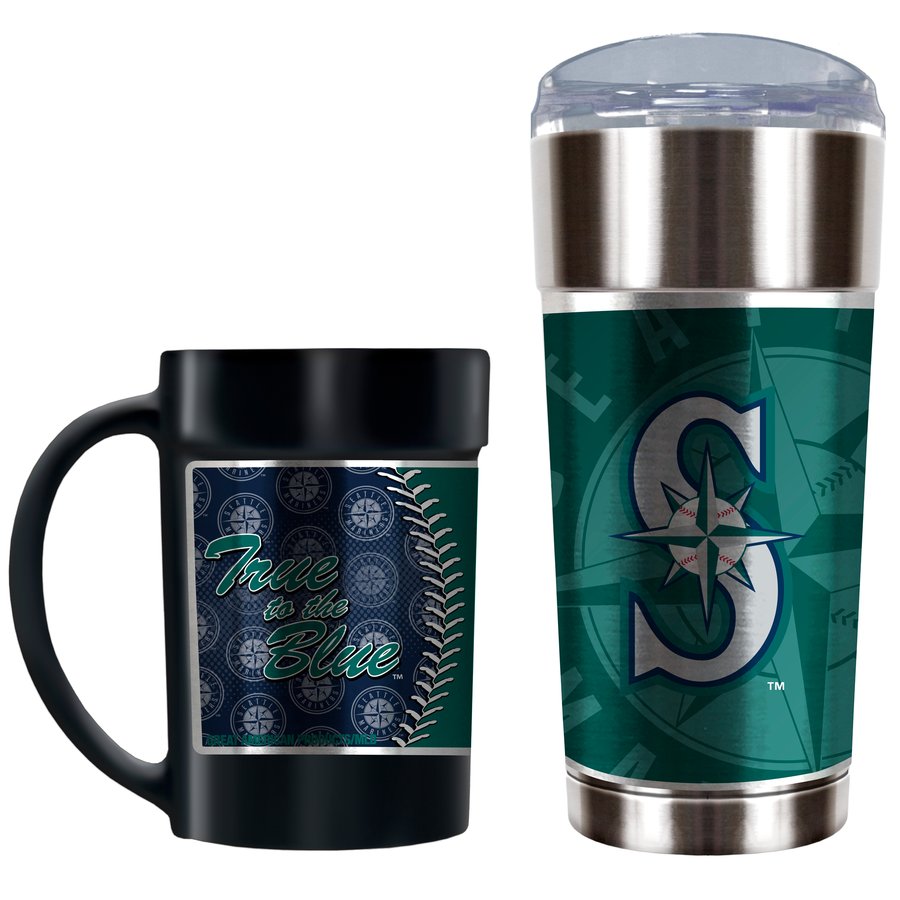 Mariners Cups Seattle Mariners Game Day 15oz. Mug & 24oz. Tumbler Set