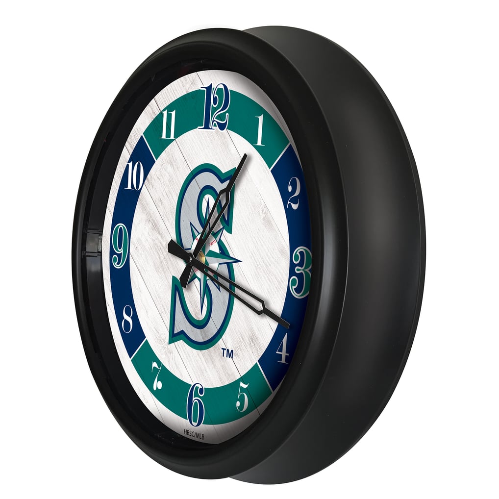 Seattle Clock Seattle Mariners Indoor/Outdoor LED Wall Clock