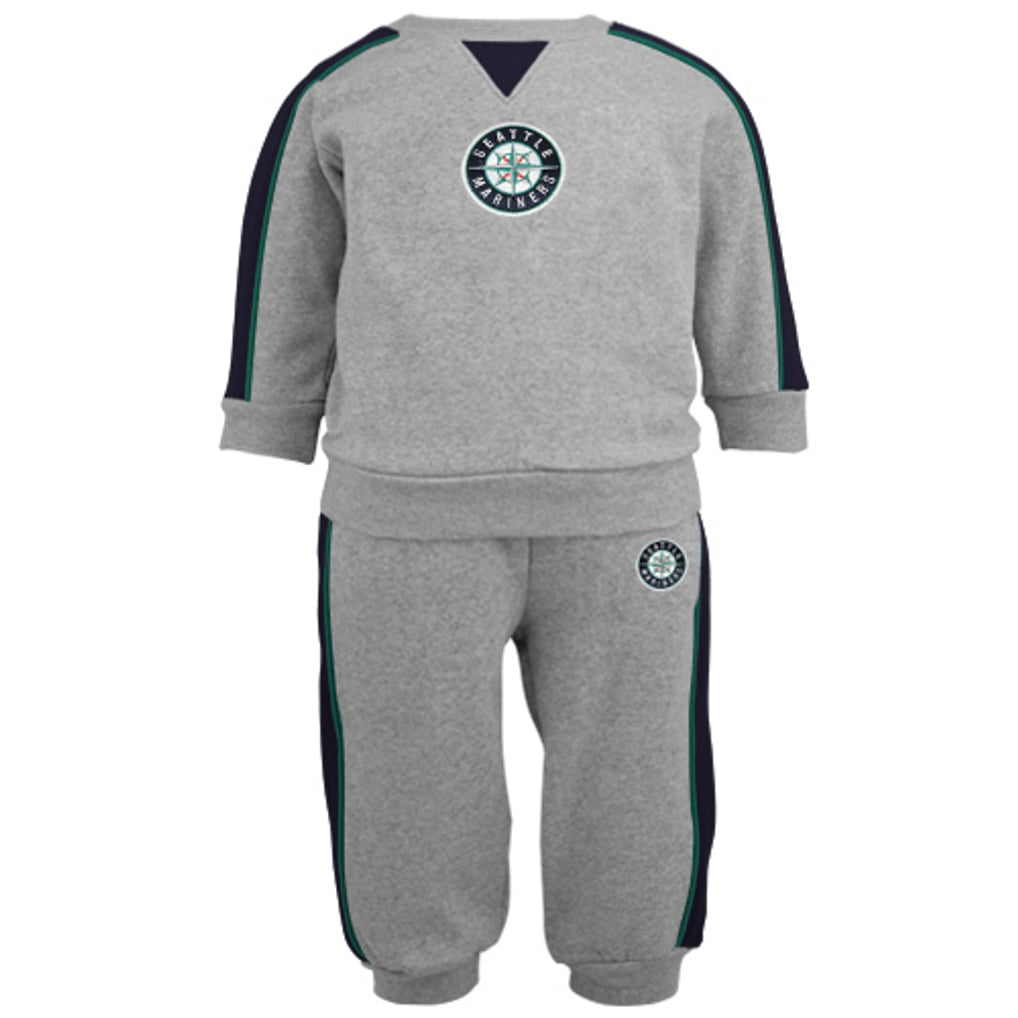 Seattle Mariners Infant 2-Piece Fleece Jog Set - Ash