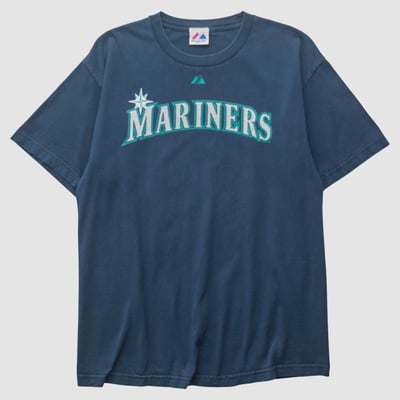 Seattle Mariners Majestic 2010s T-shirt - Navy - M by Fanatics Real Vintage
