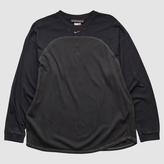 Seattle Mariners Nike 2000s Long Sleeve T-shirt - Charcoal - 2XL by Fanatics Real Vintage