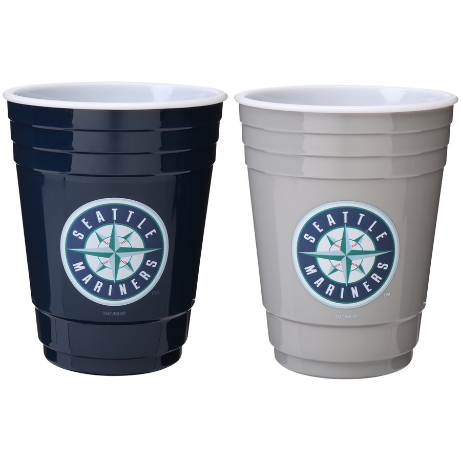 Mariners Cups Seattle Mariners Two-Pack Home And Away Plastic Cup