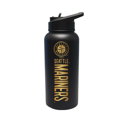 Seattle Mariners The Memory Company 32oz. Stainless Steel Gold Lettering Tumbler