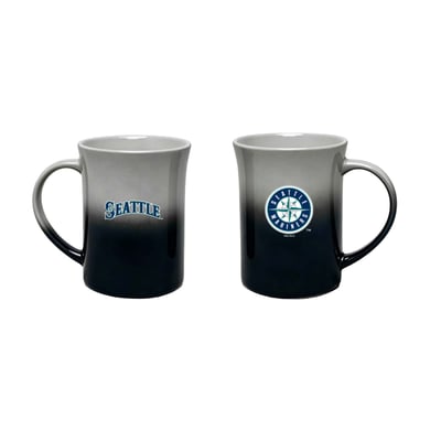 Seattle Mariners The Memory Company Two-Pack 15oz. Ceramic Ombre Mug Set