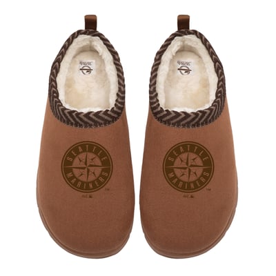 Seattle Mariners ISlide Unisex Tonal Logo Mission Slippers - Tan
