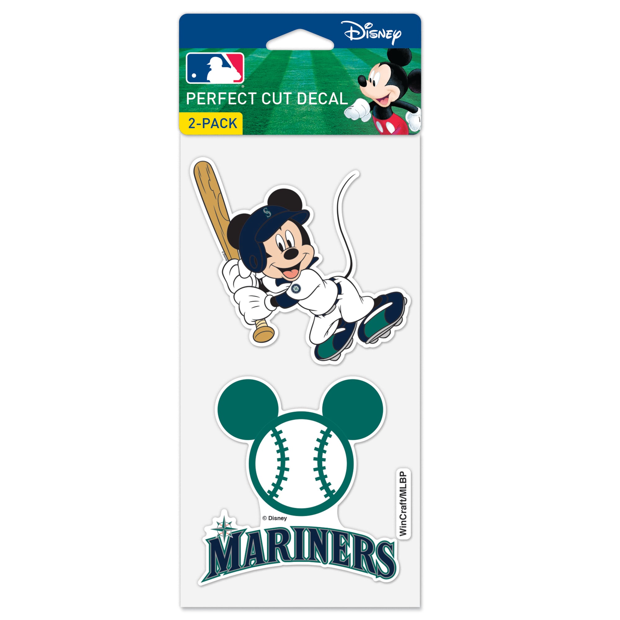 Seattle Mariners WinCraft 2-Pack Disney Character Window Decals