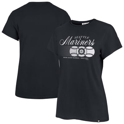 Seattle Mariners '47 Women's Speed Throw Frankie T-Shirt - Navy
