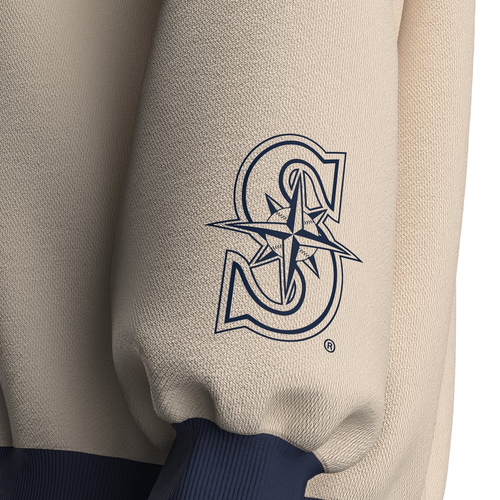 Seattle Mariners Fanatics Women's Sweatshirt - Cream