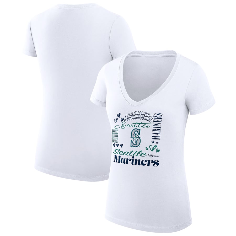 Majestic Seattle Mariners Women’s Plus Size 4X White Button-Up Jersey – MLB