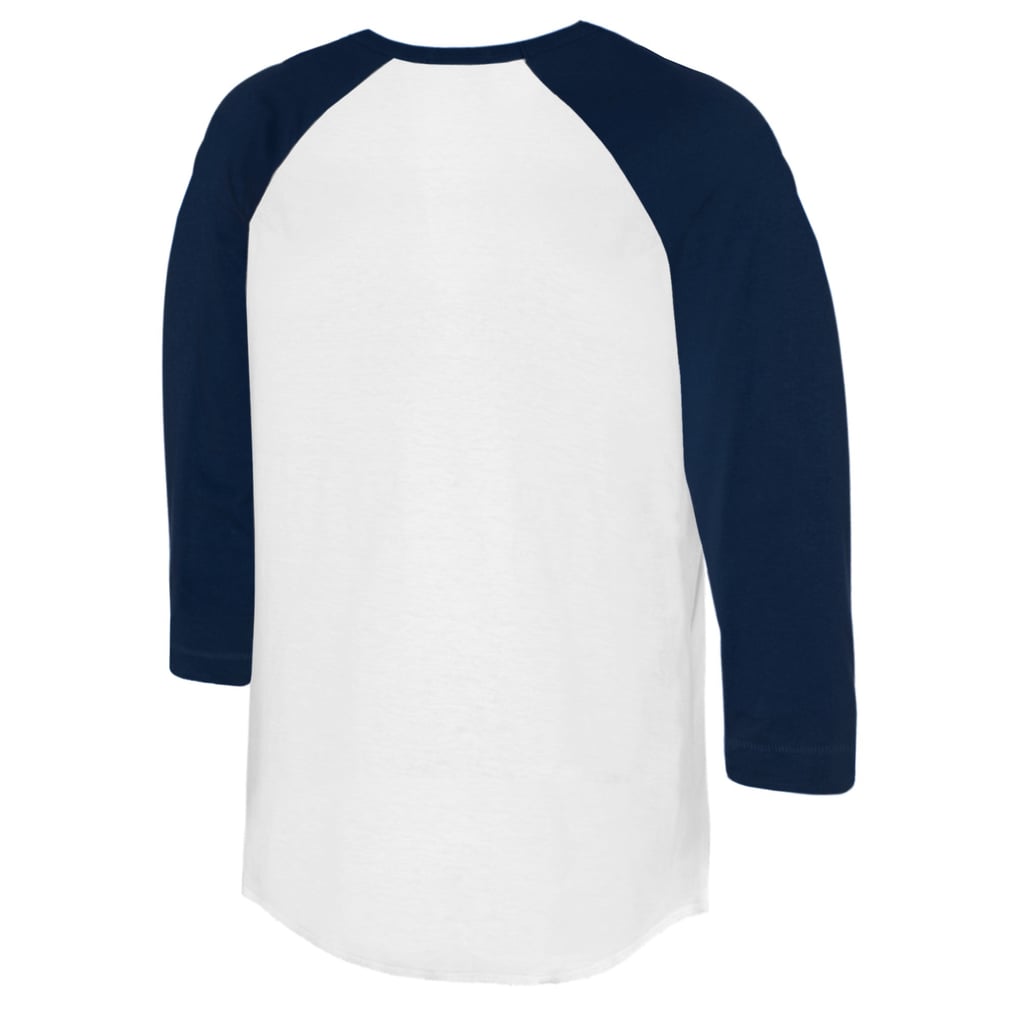  Seattle Mariners Tiny Turnip Women's Diamond Cross Bats 3/4-Sleeve Raglan T-Shirt - White/Navy