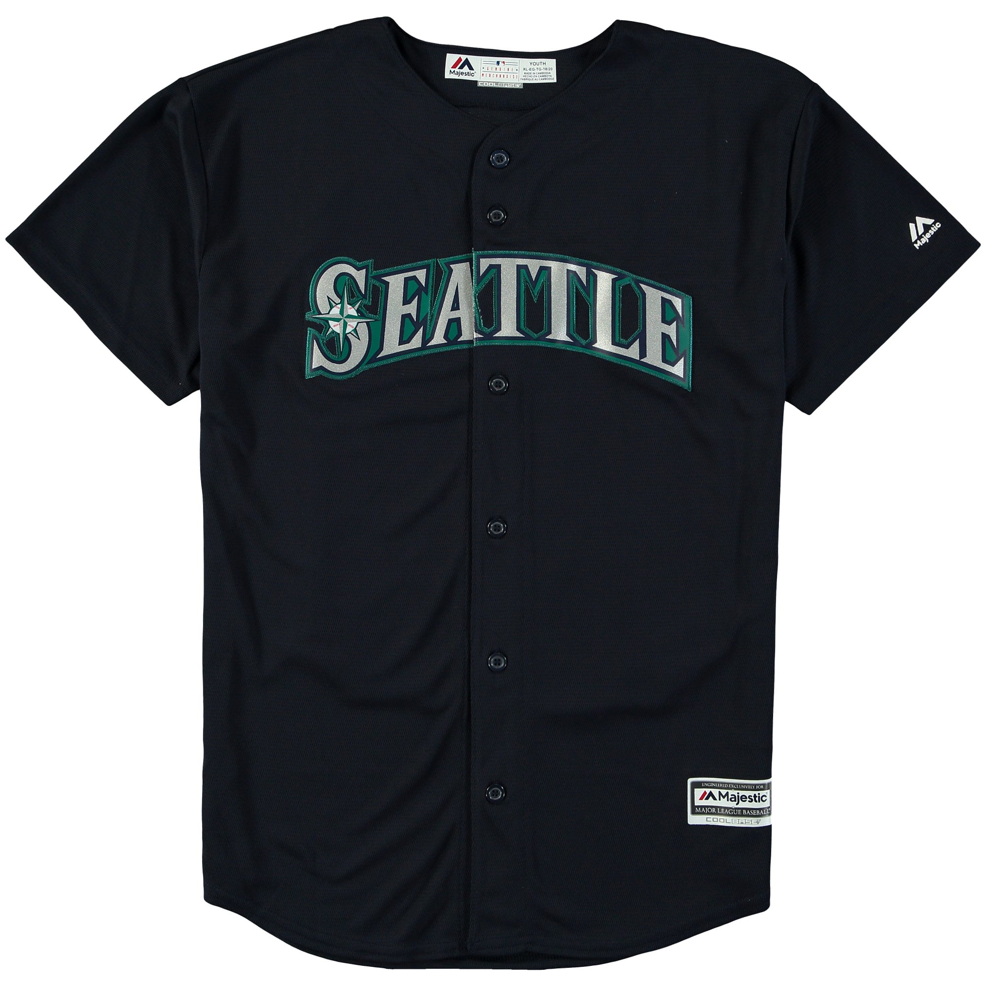 Ken Griffey Jr. Seattle Mariners Majestic Youth Alternate Official