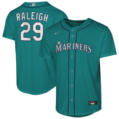 Cal Raleigh Seattle Mariners Nike Youth Player Replica Jersey - Teal