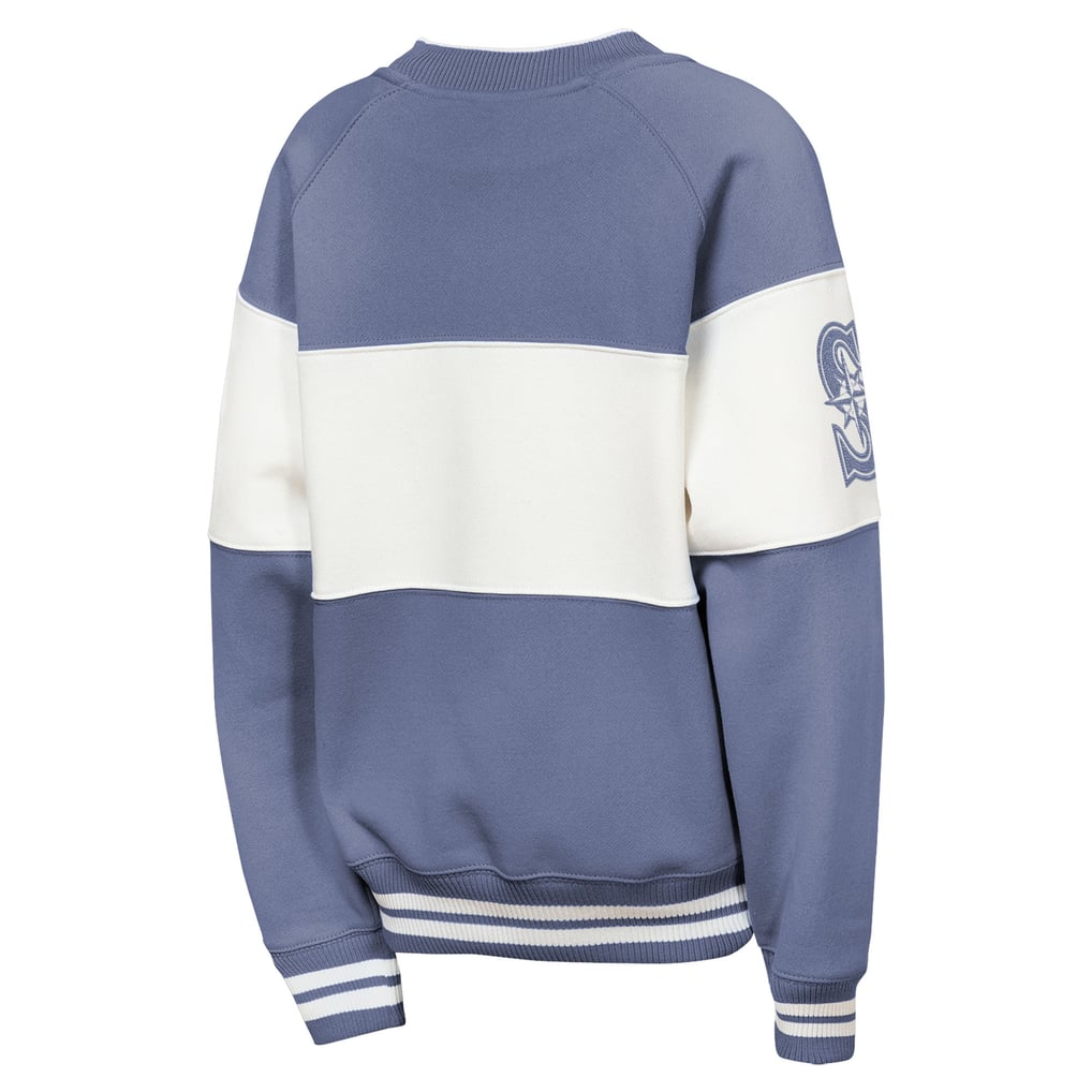  Seattle Mariners Outerstuff Youth Ultimate Pastels On Base Sweatshirt - Blue