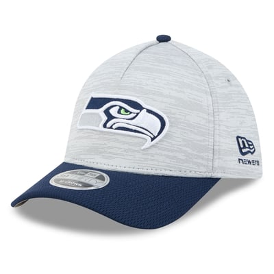 Seattle Seahawks New Era  Tech 39THIRTY A-Frame Stretch Hat - Gray
