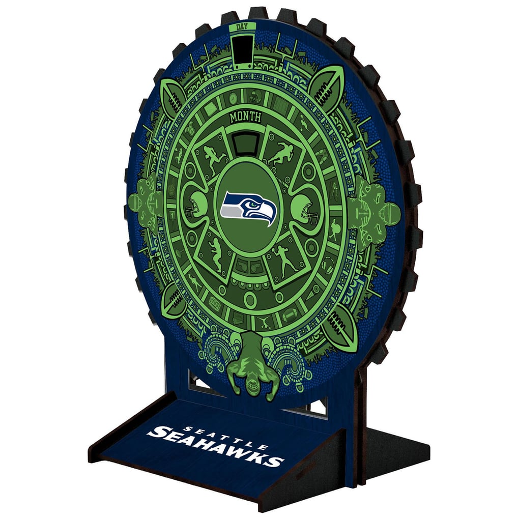  Seattle Seahawks Aztec Circle Desk Calendar