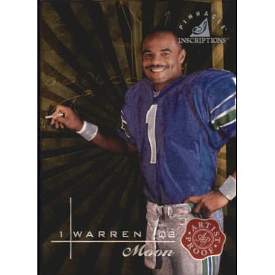 1997 Pinnacle Inscriptions Artist's Proofs #24 Warren Moon