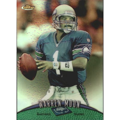 1998 Finest No-Protectors Refractors #80 Warren Moon