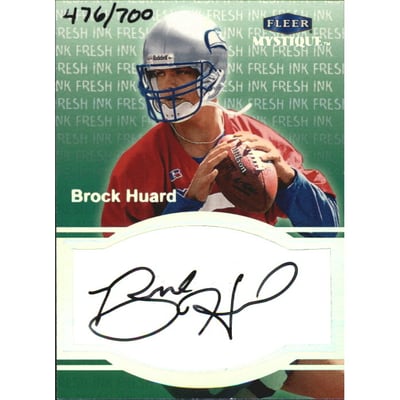 1999 Fleer Mystique Fresh Ink #18 Brock Huard/700