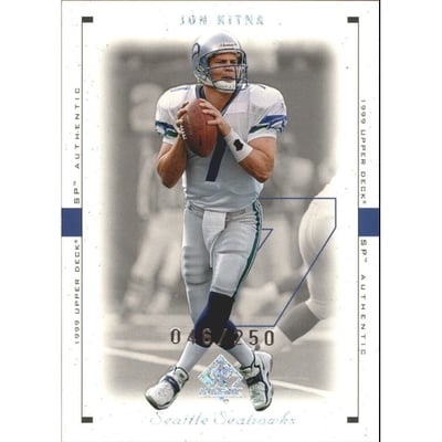 1999 SP Authentic Excitement #81 Jon Kitna